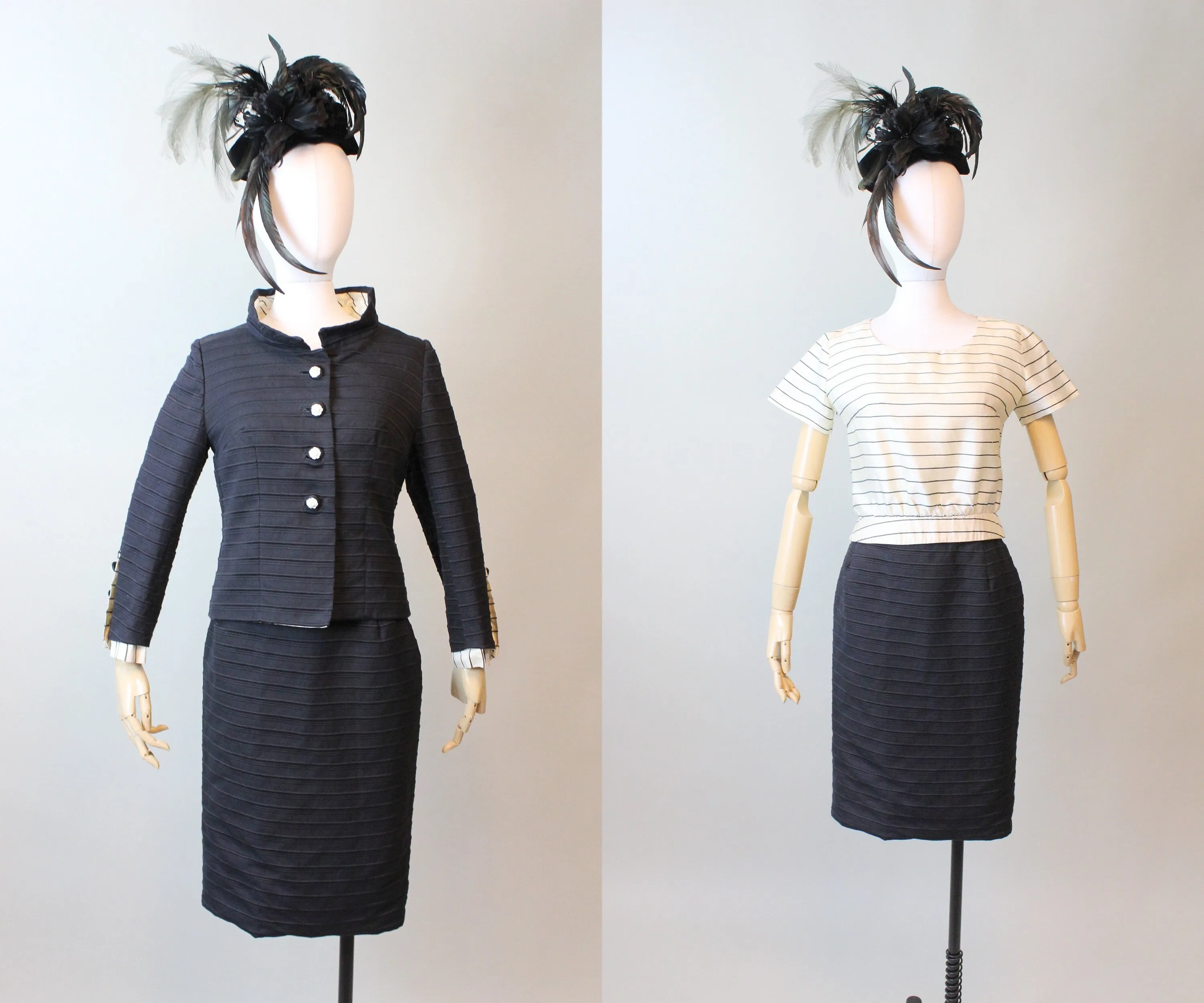 1960s 1965 documented LILLI ANN three piece suit small | new winter