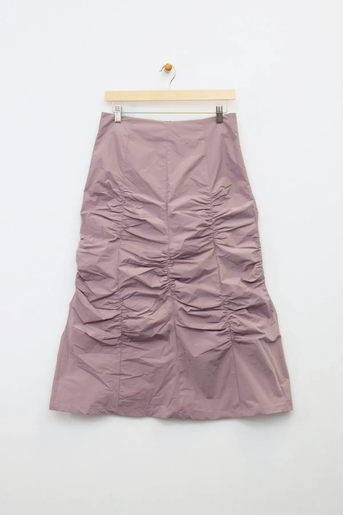 36" Gathered Taffeta Skirt