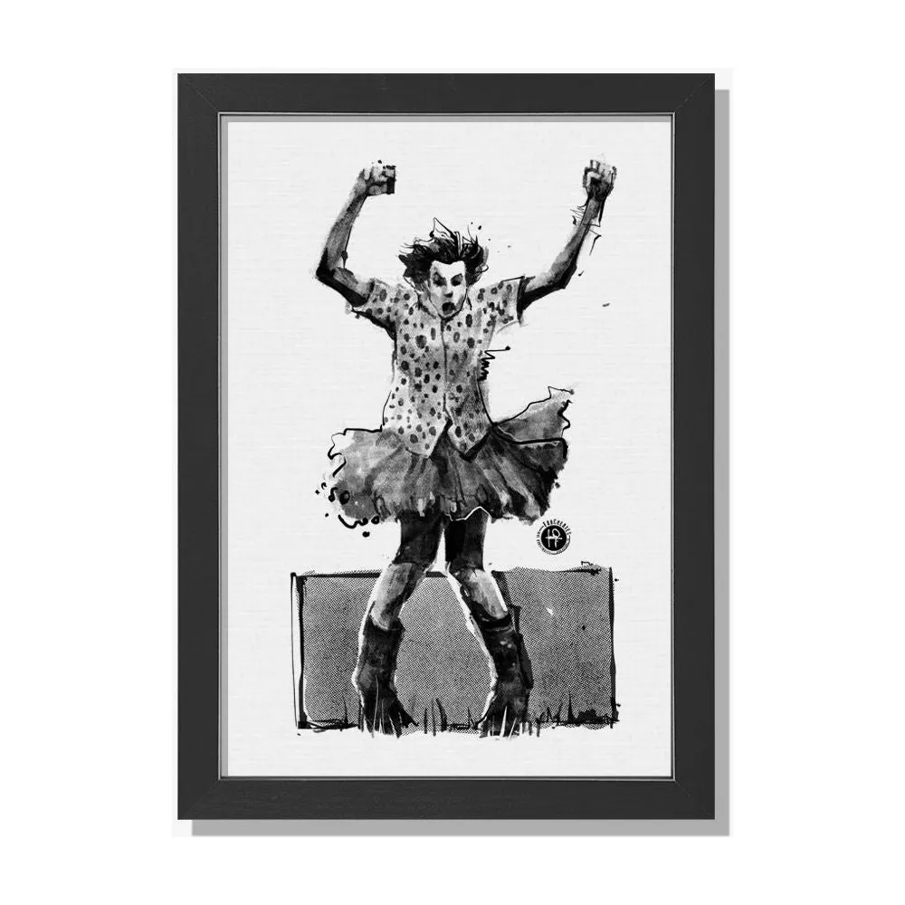 Ace Ventura Dancing Artistic Framed Print