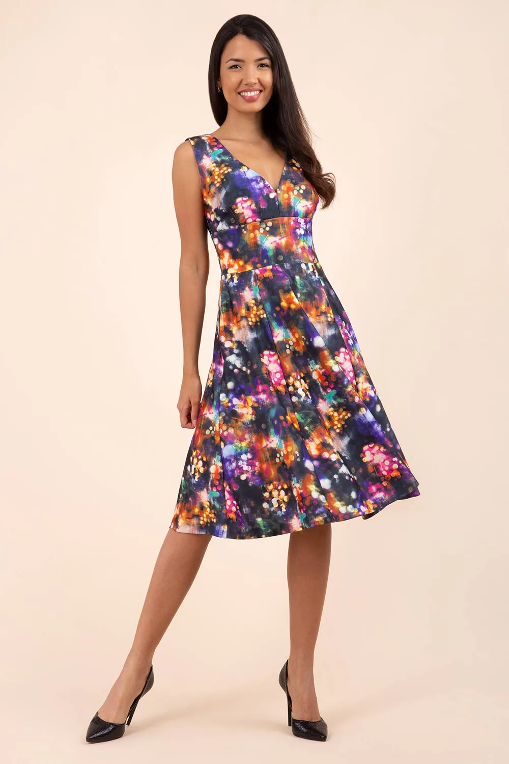 Aldeburgh A-Line Printed Dress