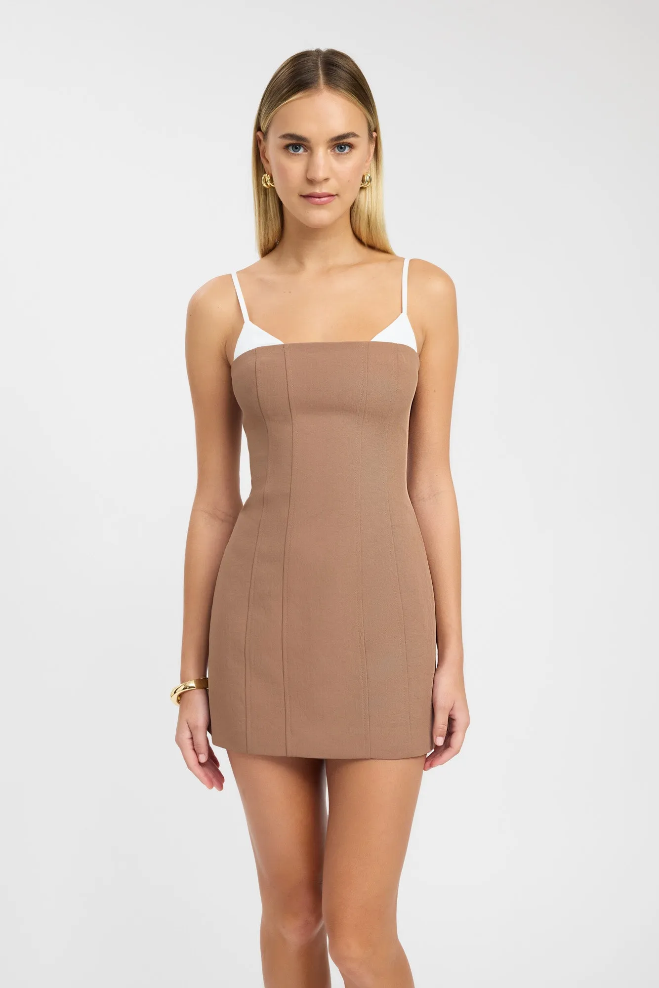 Ariel Contrast Mini Dress