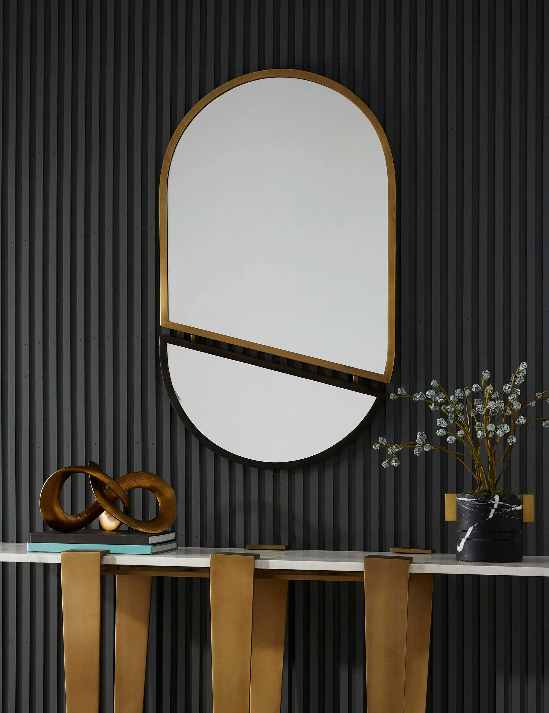 Arteriors Massiamo Oval Mirror