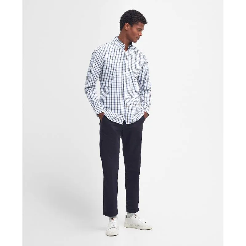 Barbour Eldon Tailored Fit Mens Shirt - Indigo