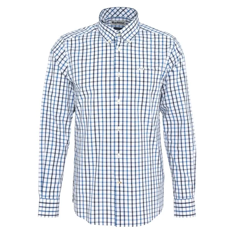 Barbour Eldon Tailored Fit Mens Shirt - Indigo