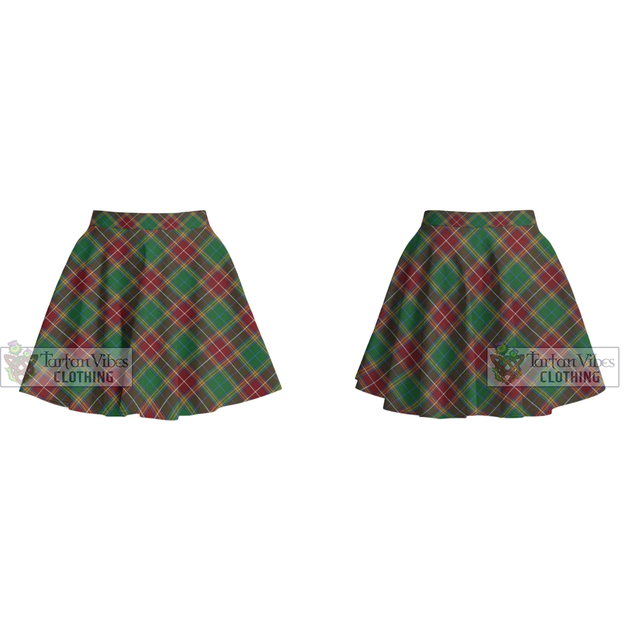 Baxter Tartan Women's Plated Mini Skirt