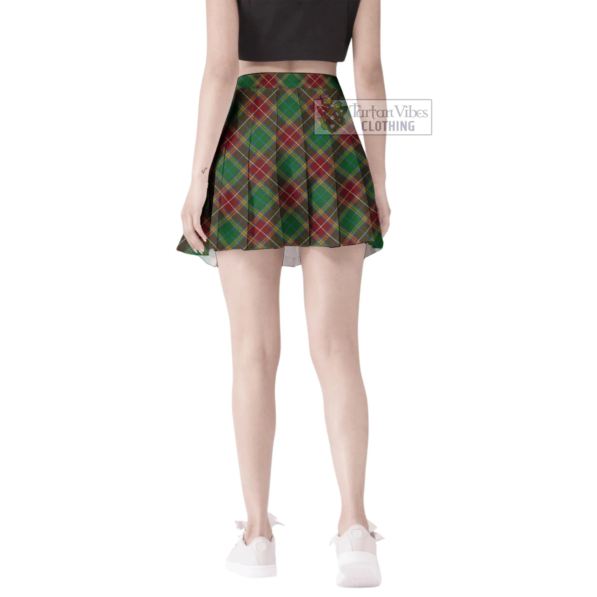 Baxter Tartan Women's Plated Mini Skirt