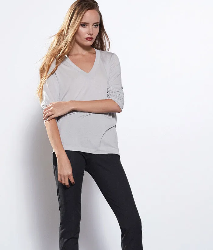 Beechwood Long Sleeved V-Neck Tee