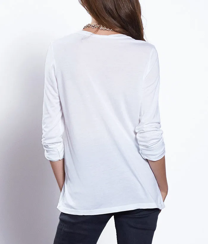 Beechwood Long Sleeved V-Neck Tee