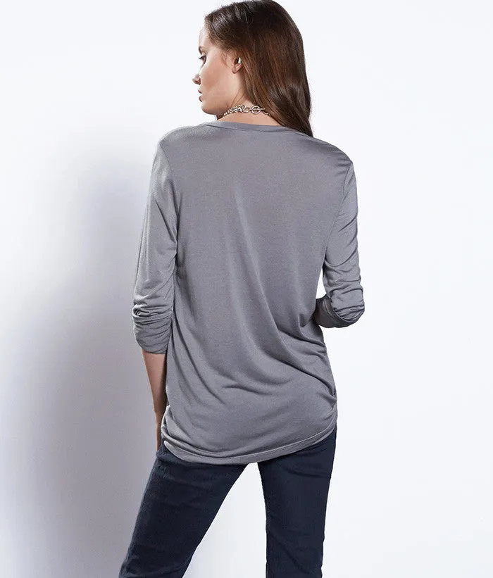 Beechwood Long Sleeved V-Neck Tee