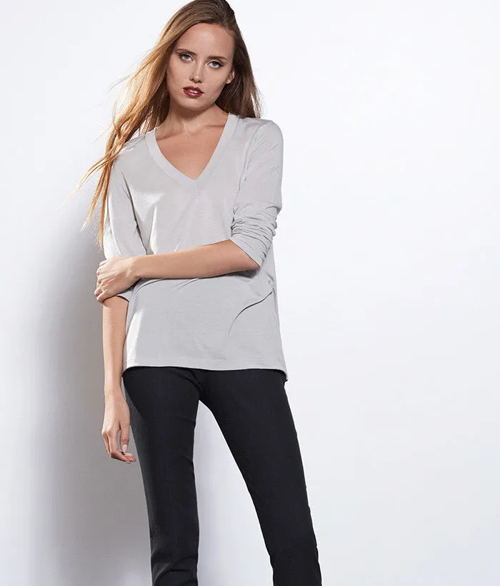 Beechwood Long Sleeved V-Neck Tee