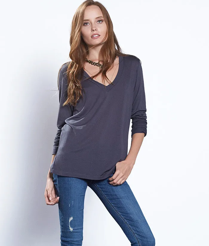 Beechwood Long Sleeved V-Neck Tee