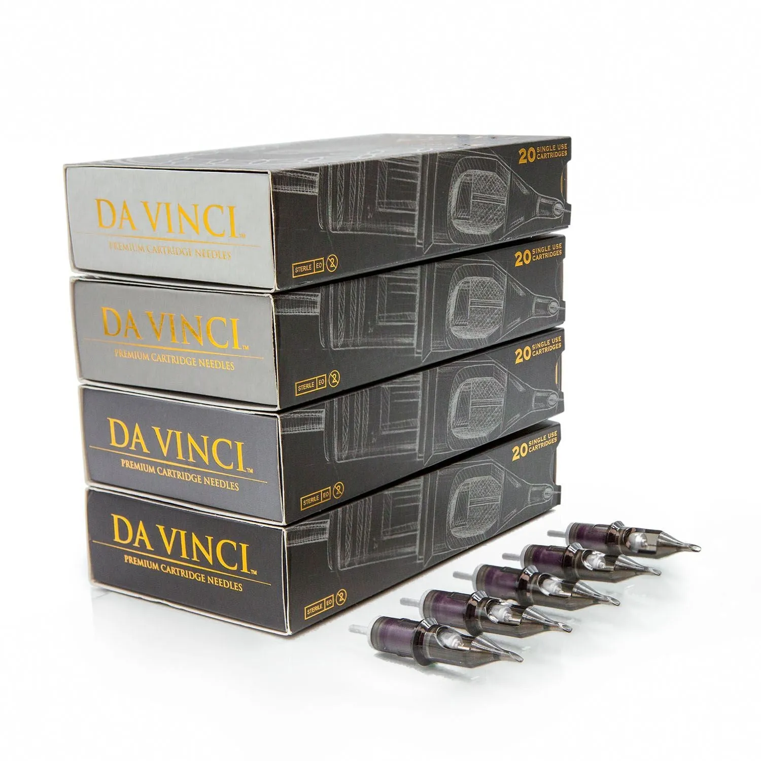 Bishop Da Vinci V2 Cartridges Long Taper Super Bugpin Round Liner