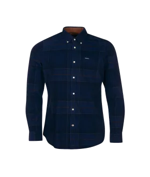 Blair Tailored Fit Shirt Midnight Tartan - Multi