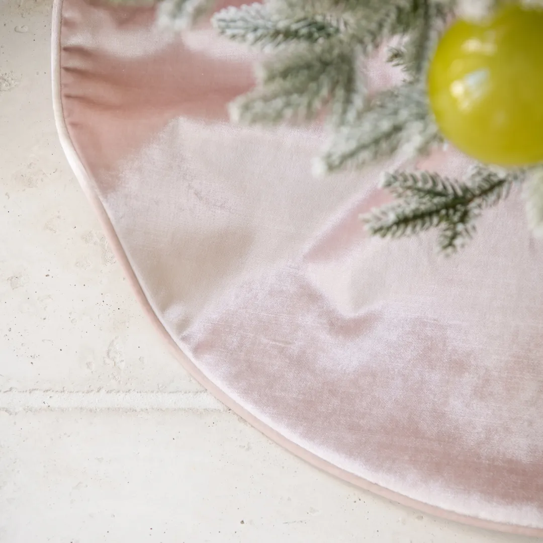 Blush Velvet Tree Skirt