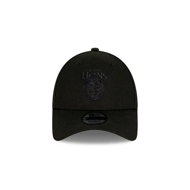 Brisbane Lions Black on Black 9FORTY Snapback