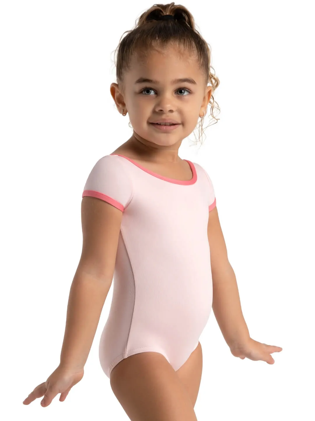 Capezio 12015C Colour Pop Short Sleeve Square Back Child Leotard