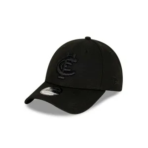 Carlton Blues Black on Black 9FORTY Snapback