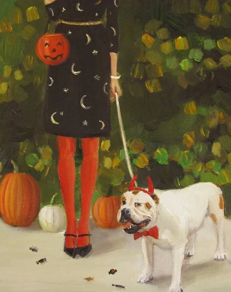 Danielle and the Devil - Janet Hill Studio Art Print