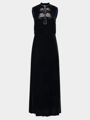 Diane Dress in Black Celestial Rays