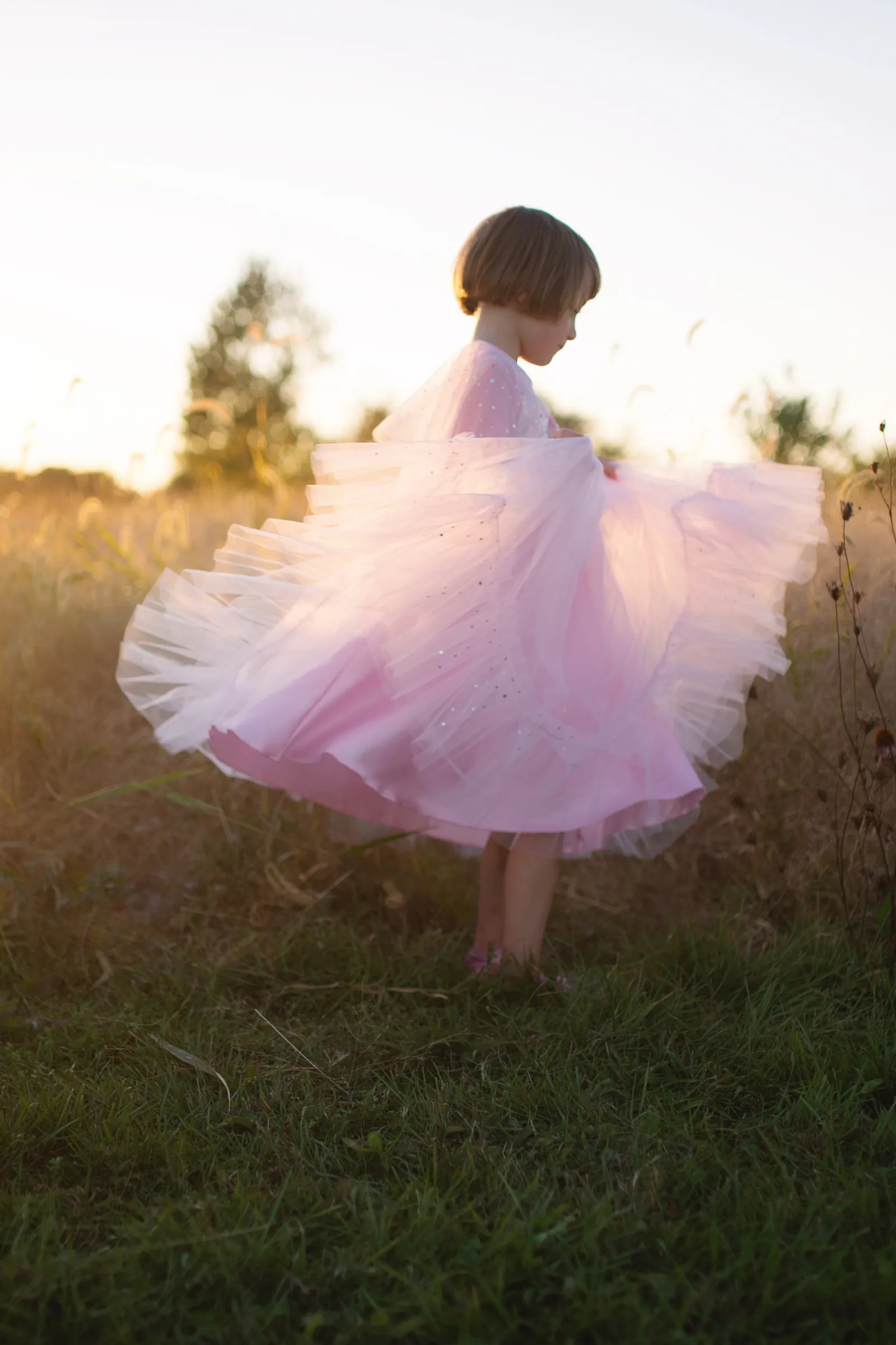 Elegant In Pink Dress