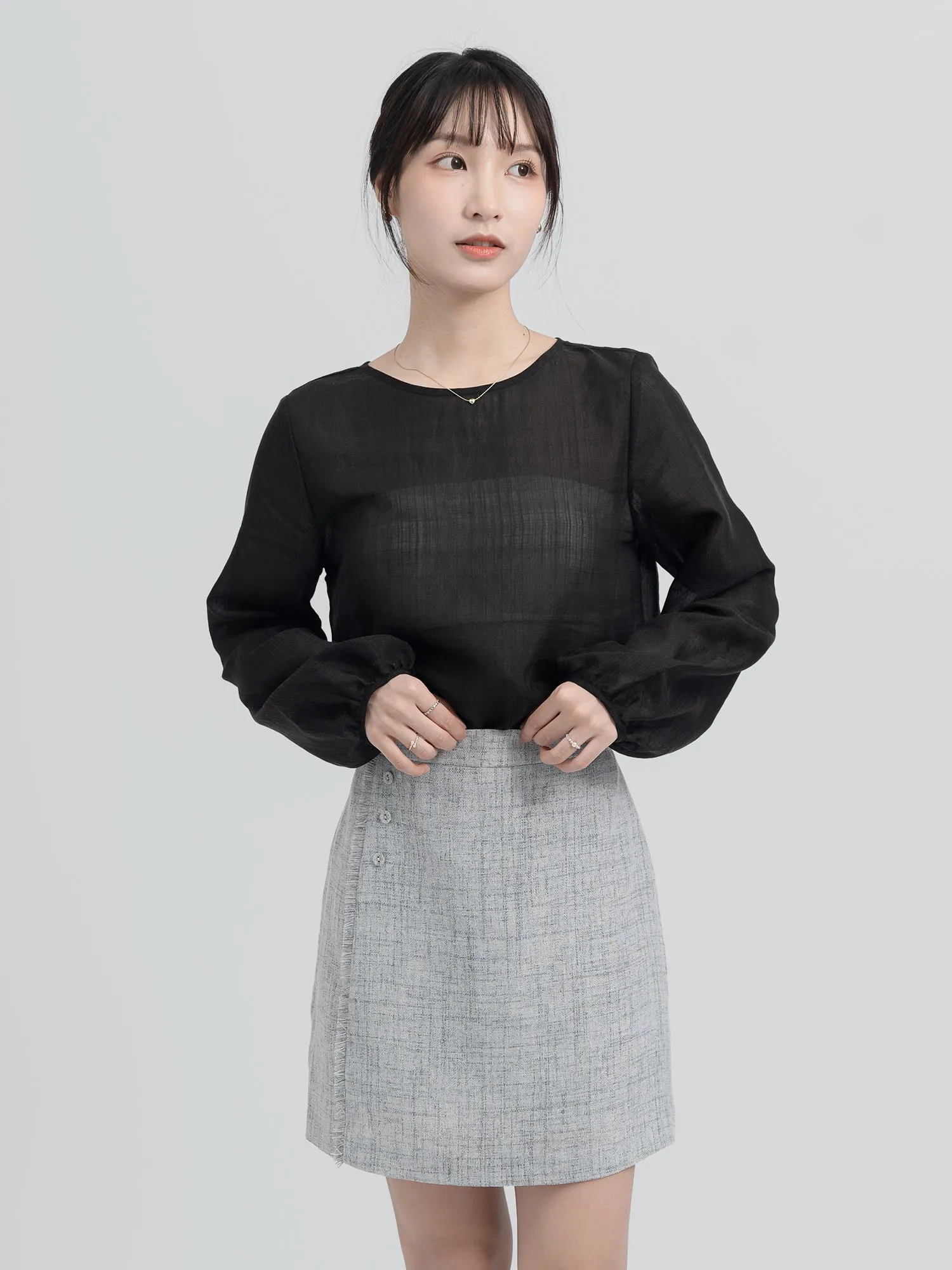 Ember Tweed Mini Skirt