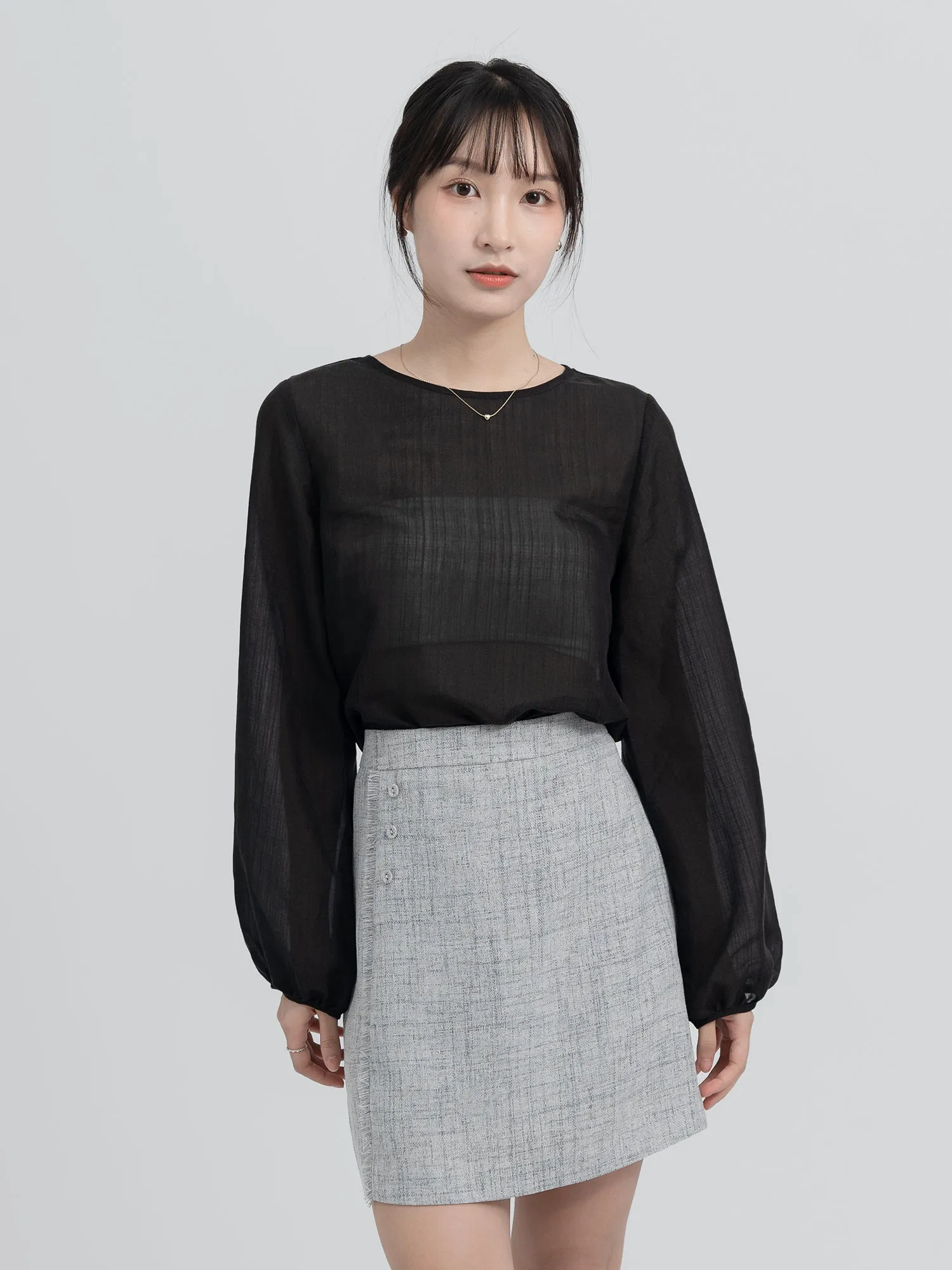 Ember Tweed Mini Skirt