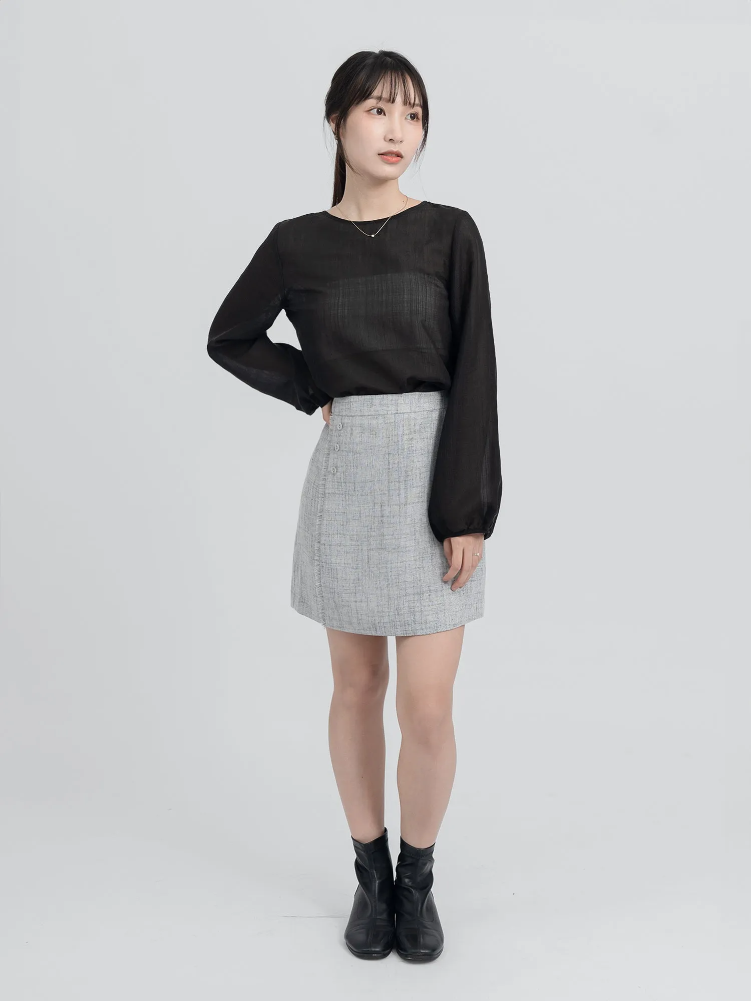 Ember Tweed Mini Skirt