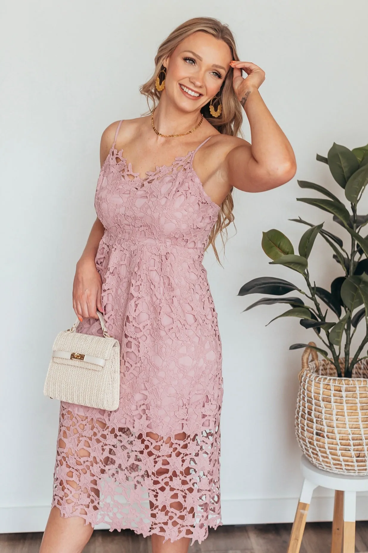 Endless Rose Lace Midi Dress