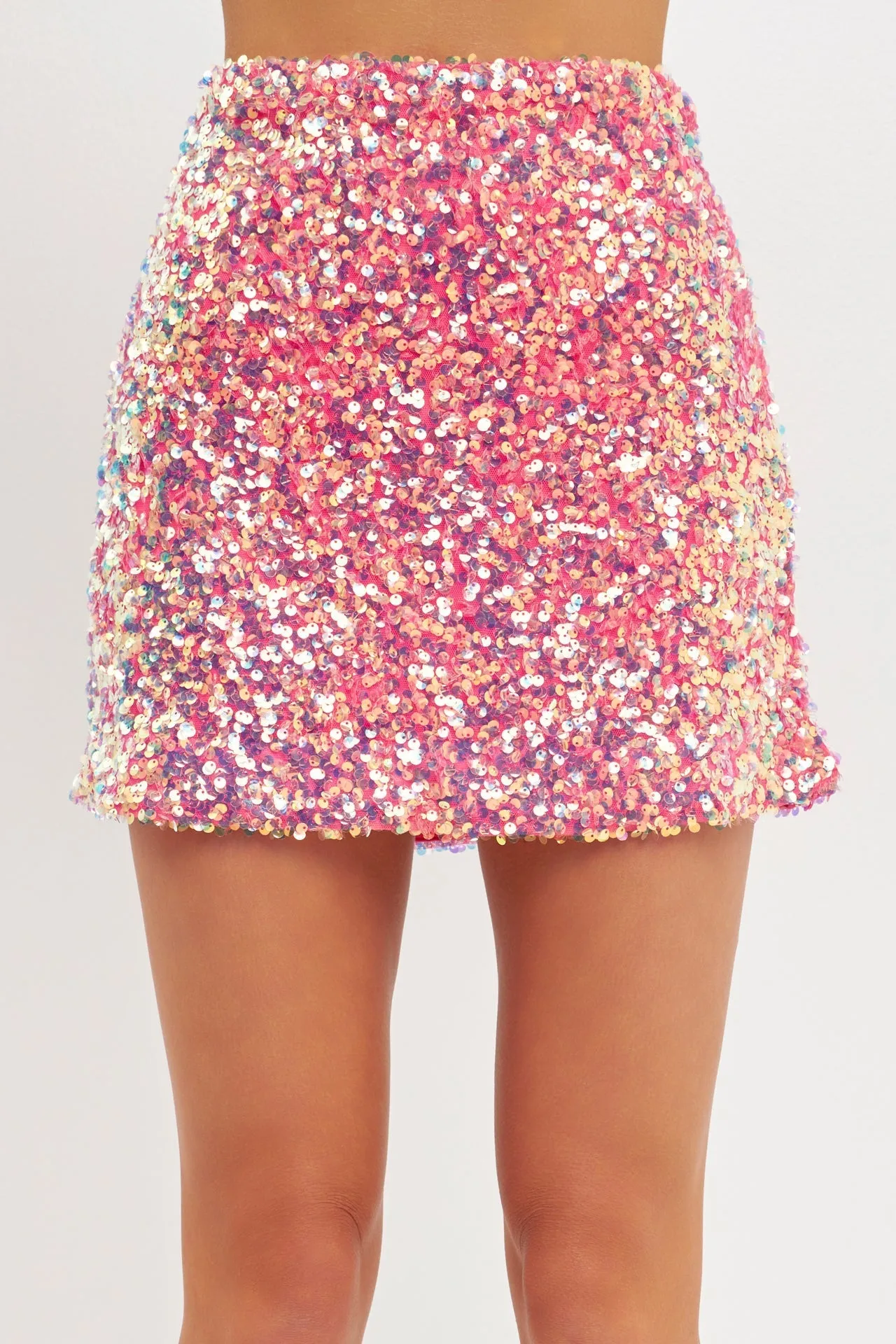 Endless Rose - Sequin Mini Skirt