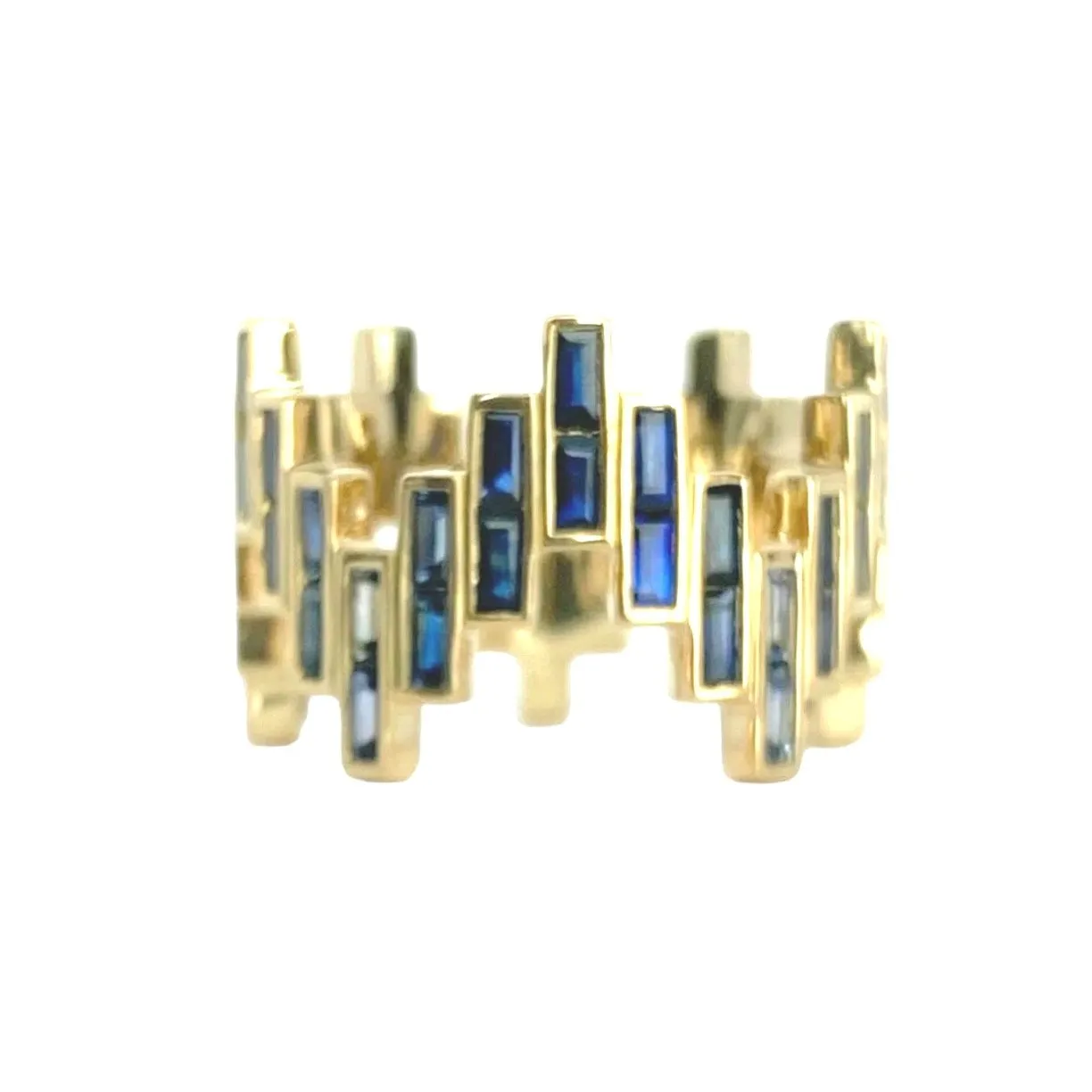 Enlightenment Equilibrium All Around Baguette Gemstones Ring