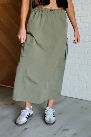 Explain It Away Cargo Skirt