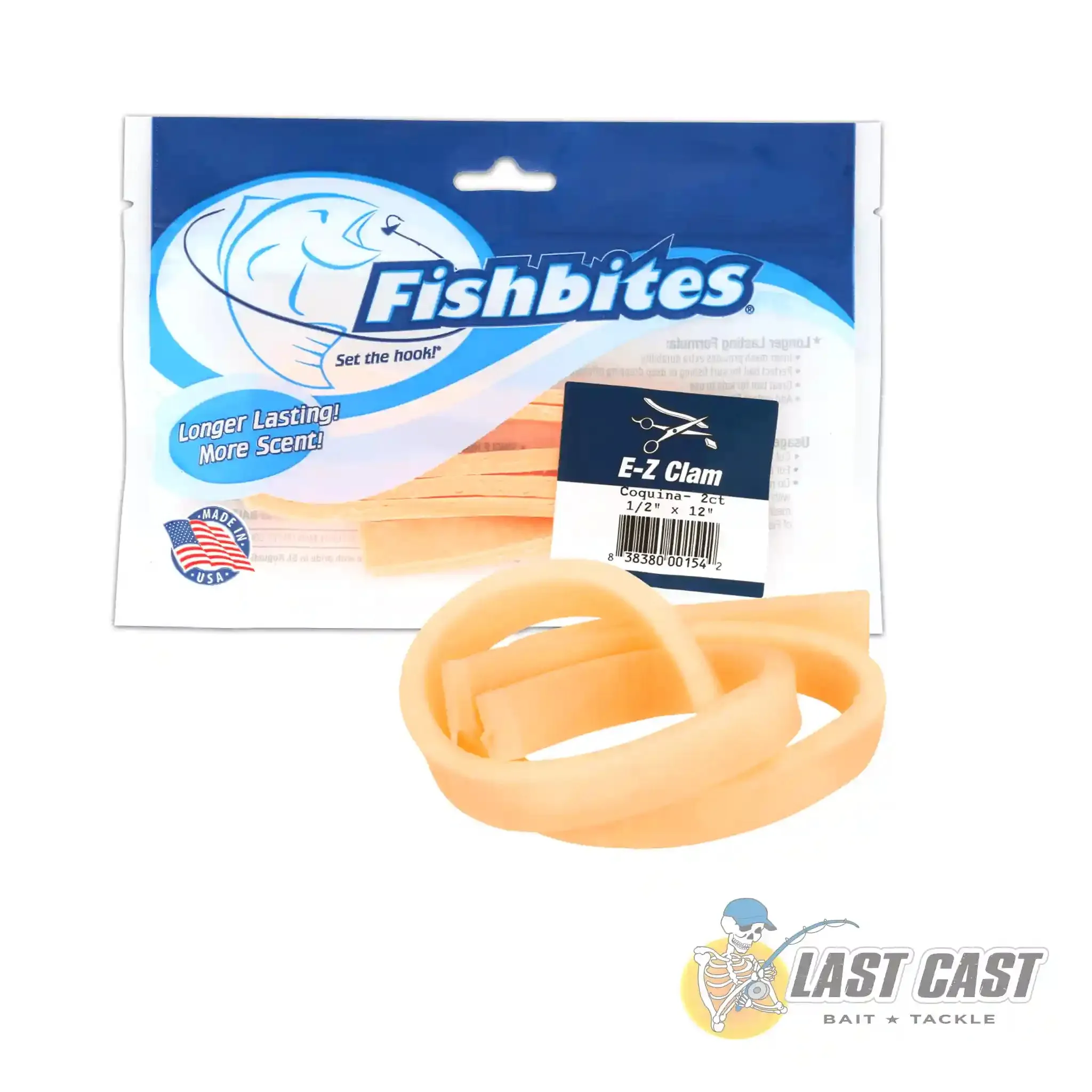 FISHBITES - E-Z CLAM LONGER LASTING ARTIFICIAL BAIT