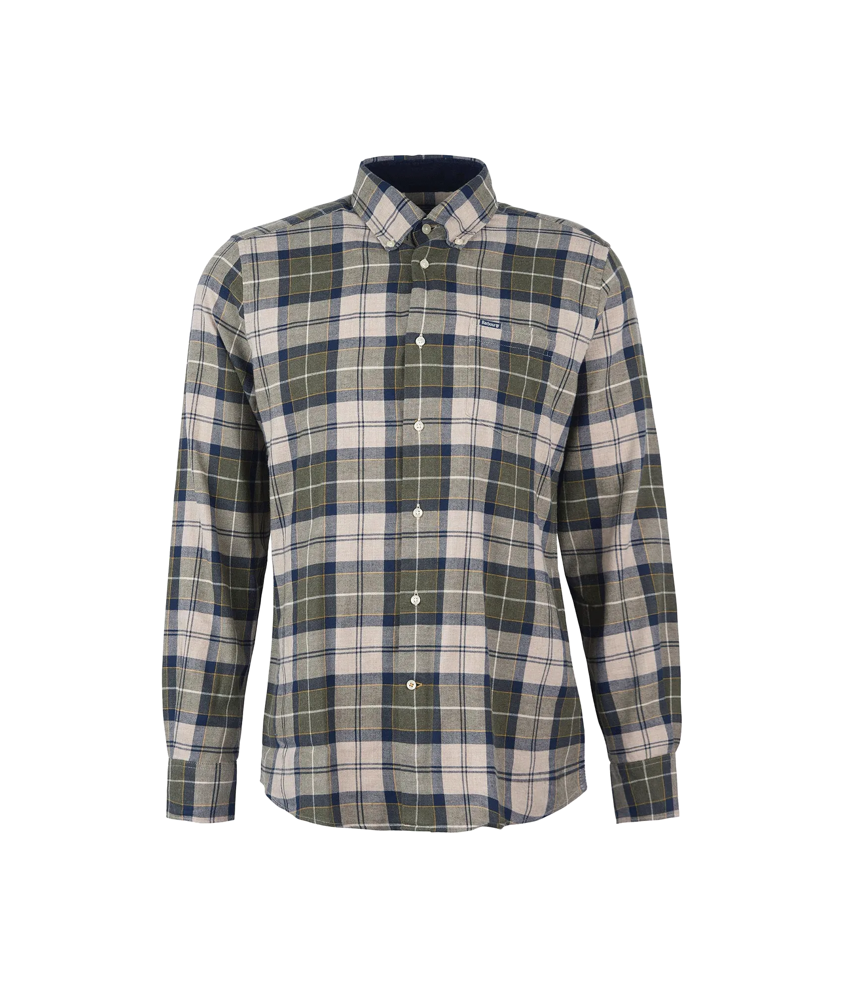 Fortrose Tailored Fit Shirt Forest Mist - Multi