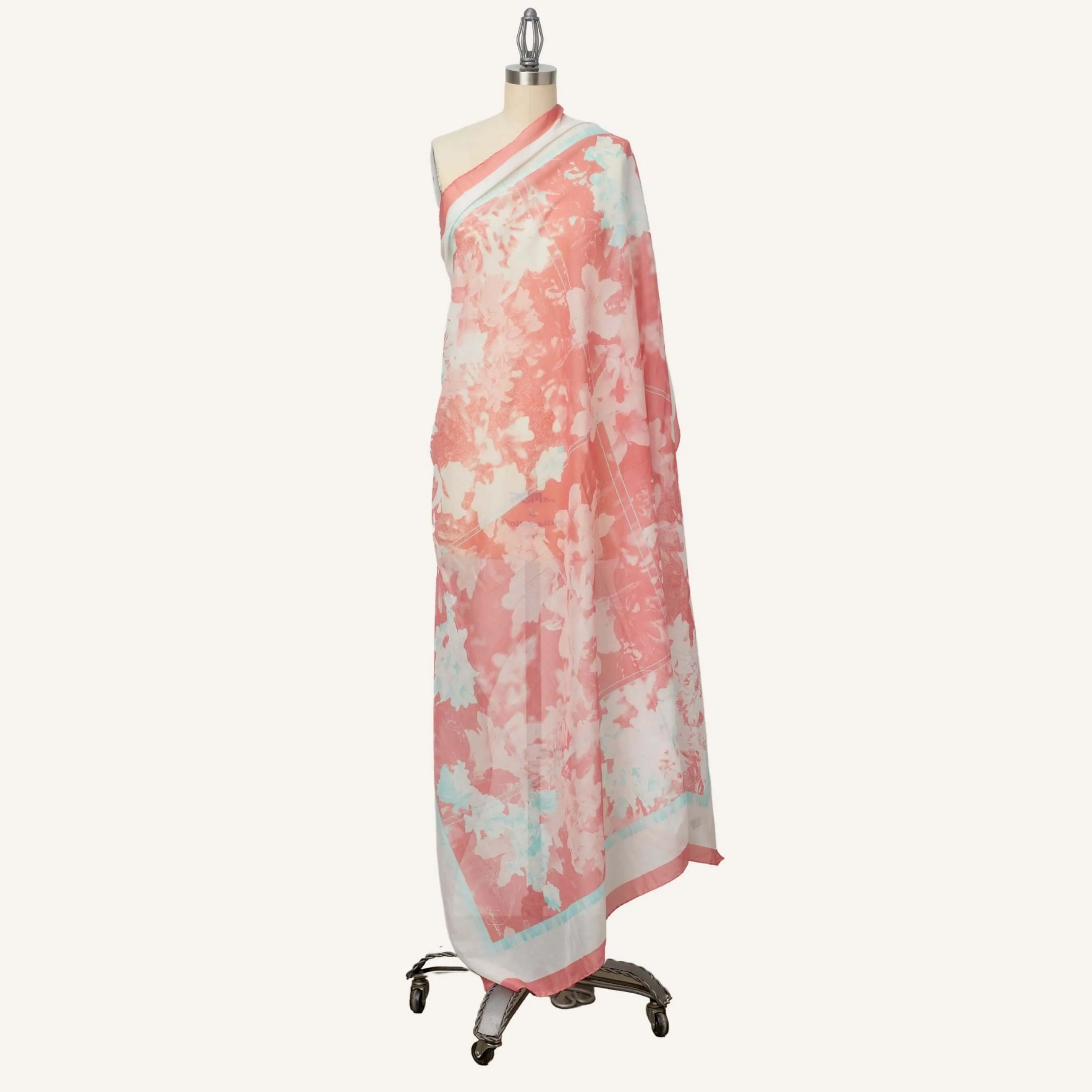 Fresh Beauty Cotton & Silk Oversized Square Shawl