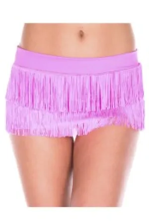 Fringed Mini Skirt