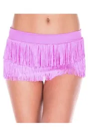 Fringed Mini Skirt