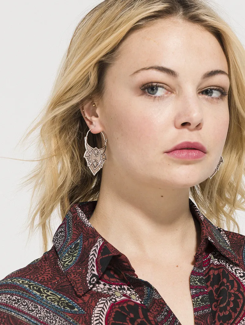 Geo Space Earrings