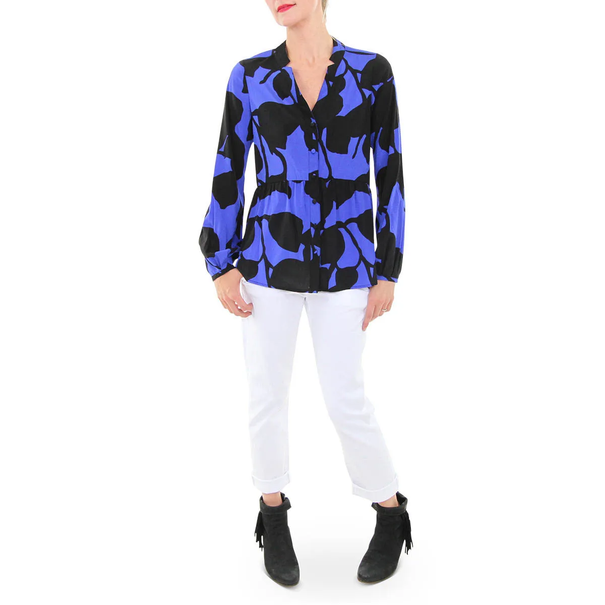 Ivy Print Dori Blouse