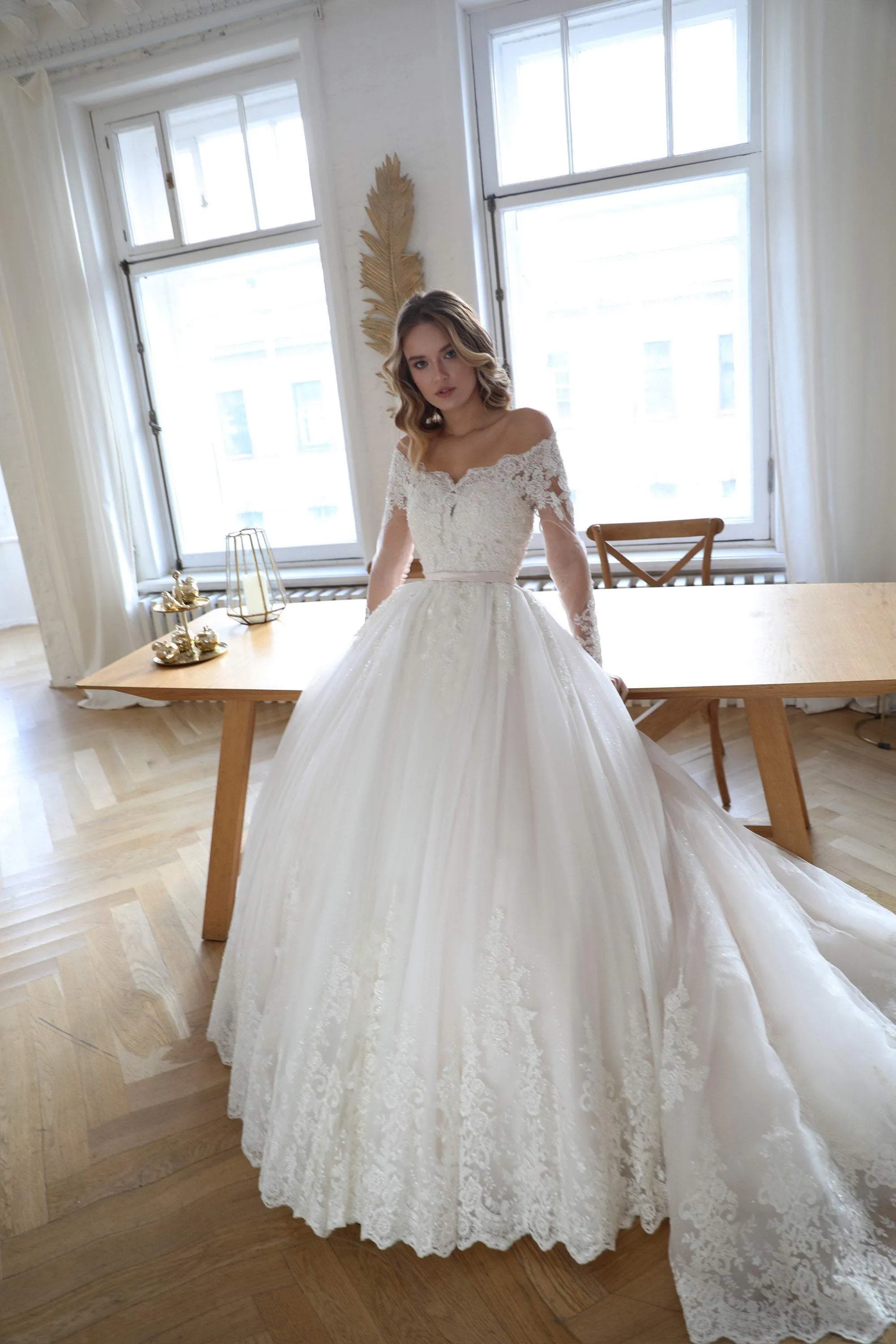 Lace Wedding Dress Elizabett Deco