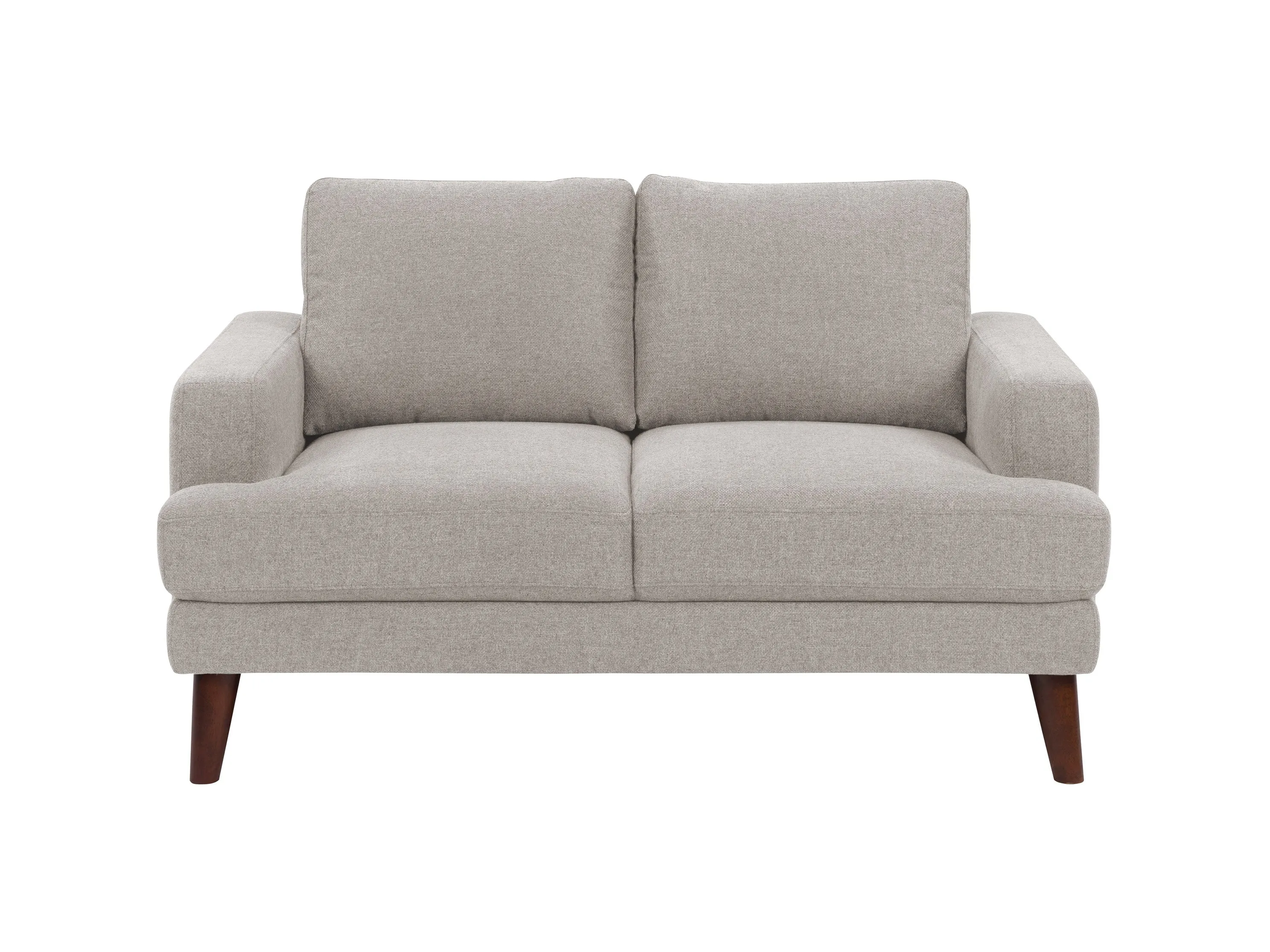 Light Grey Modern Loveseat