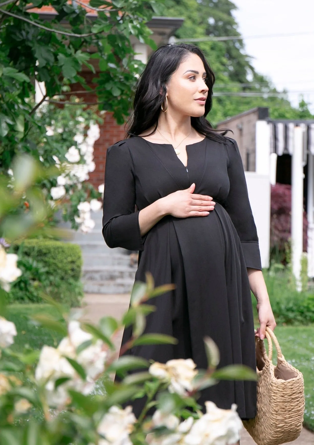 Madeline Empire Maternity & Nursing Dress