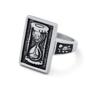 MEGHAN CLARKE X STATEMENT "Memento Mori" Signet Ring