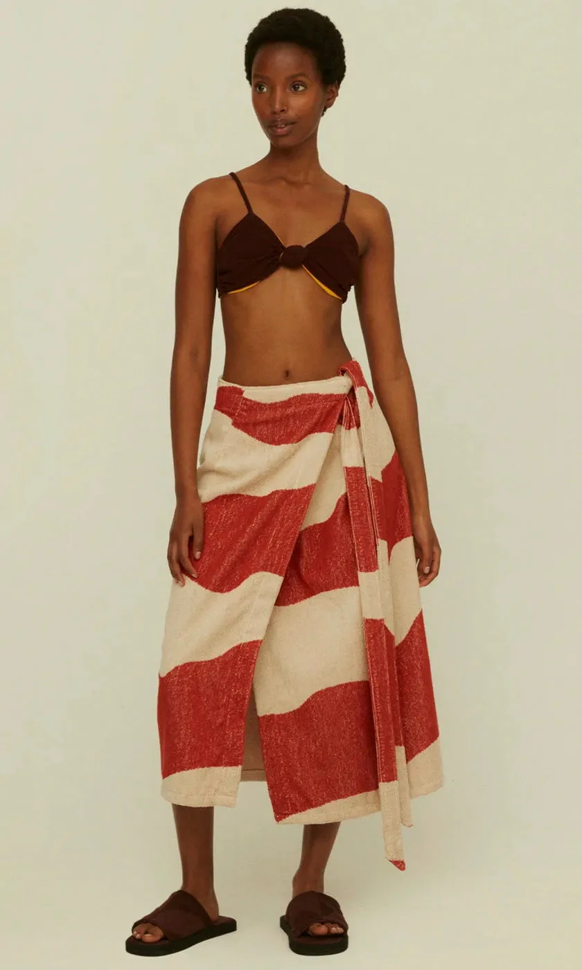 OAS Dune Bay  Beach wrap Terry Skirt