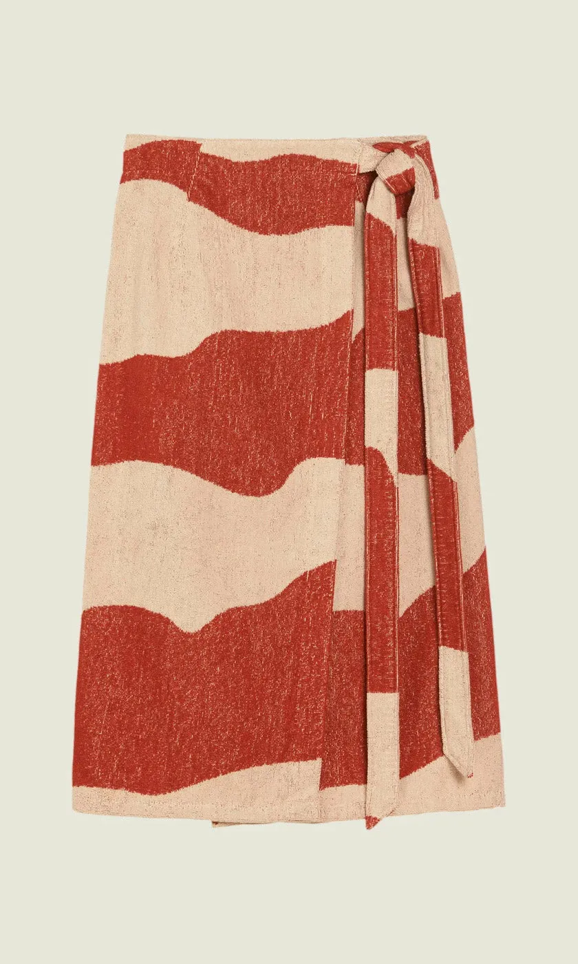 OAS Dune Bay  Beach wrap Terry Skirt