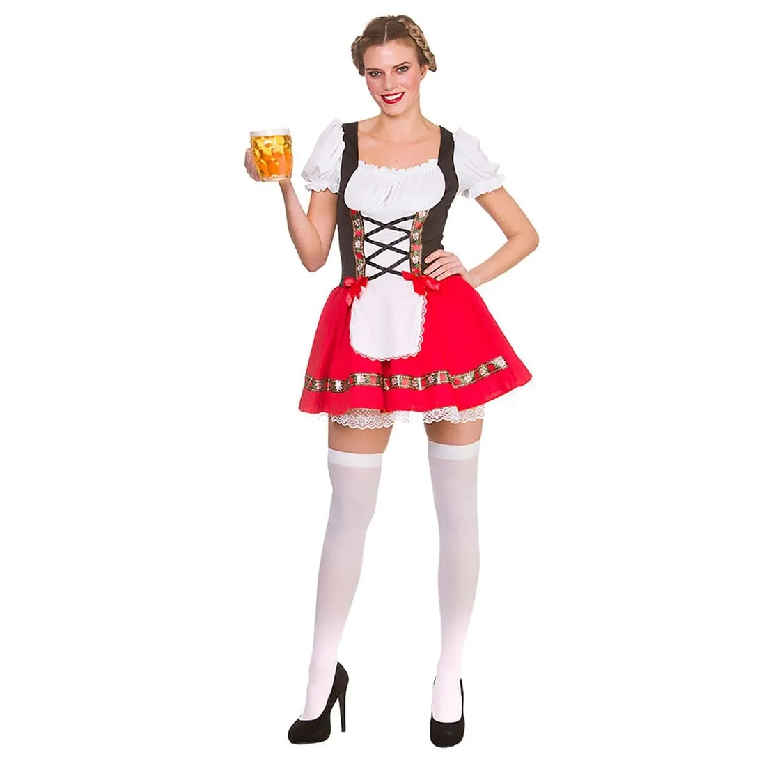 Oktoberfest Beer Girl German Festival Fancy Dress Costume