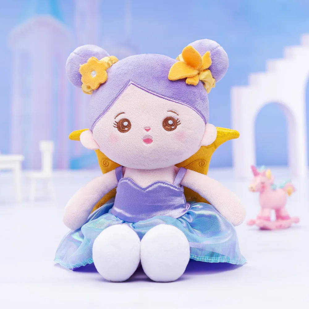 Personalized Purple Skirt Little Fairy Plush Doll