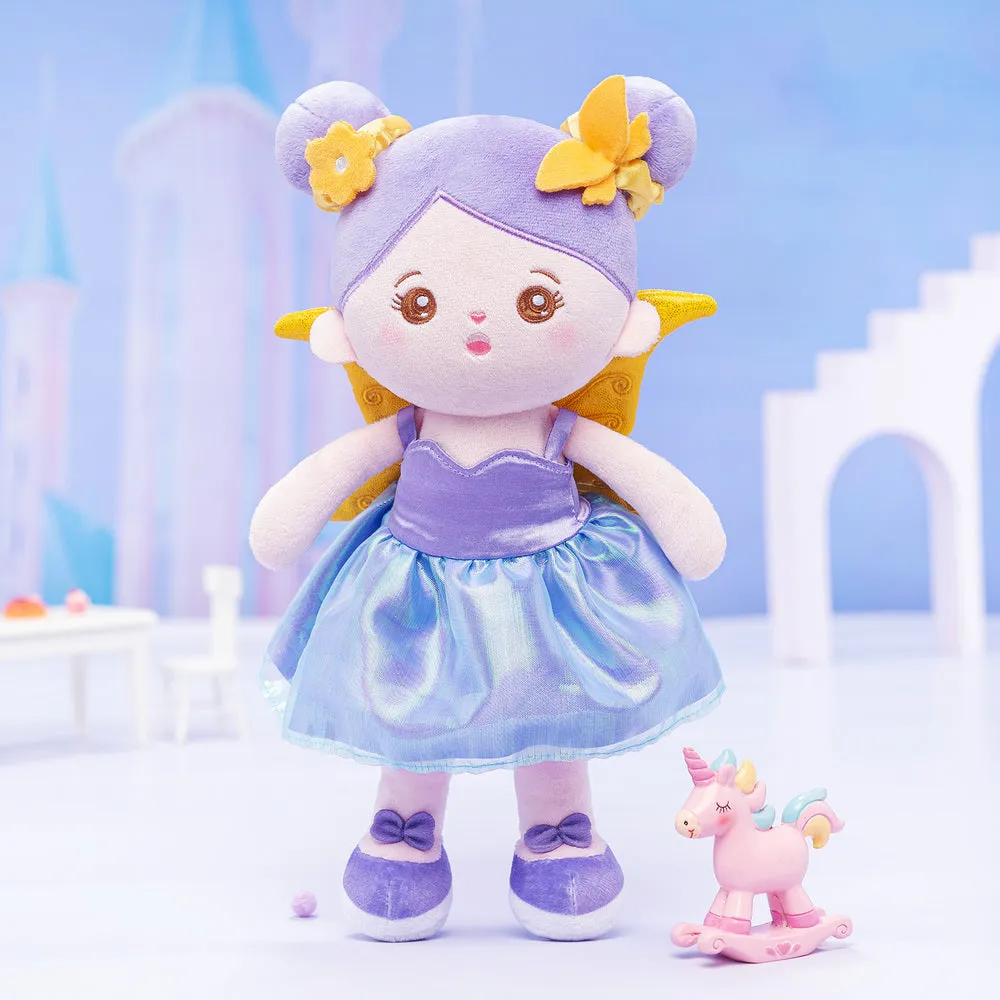 Personalized Purple Skirt Little Fairy Plush Doll