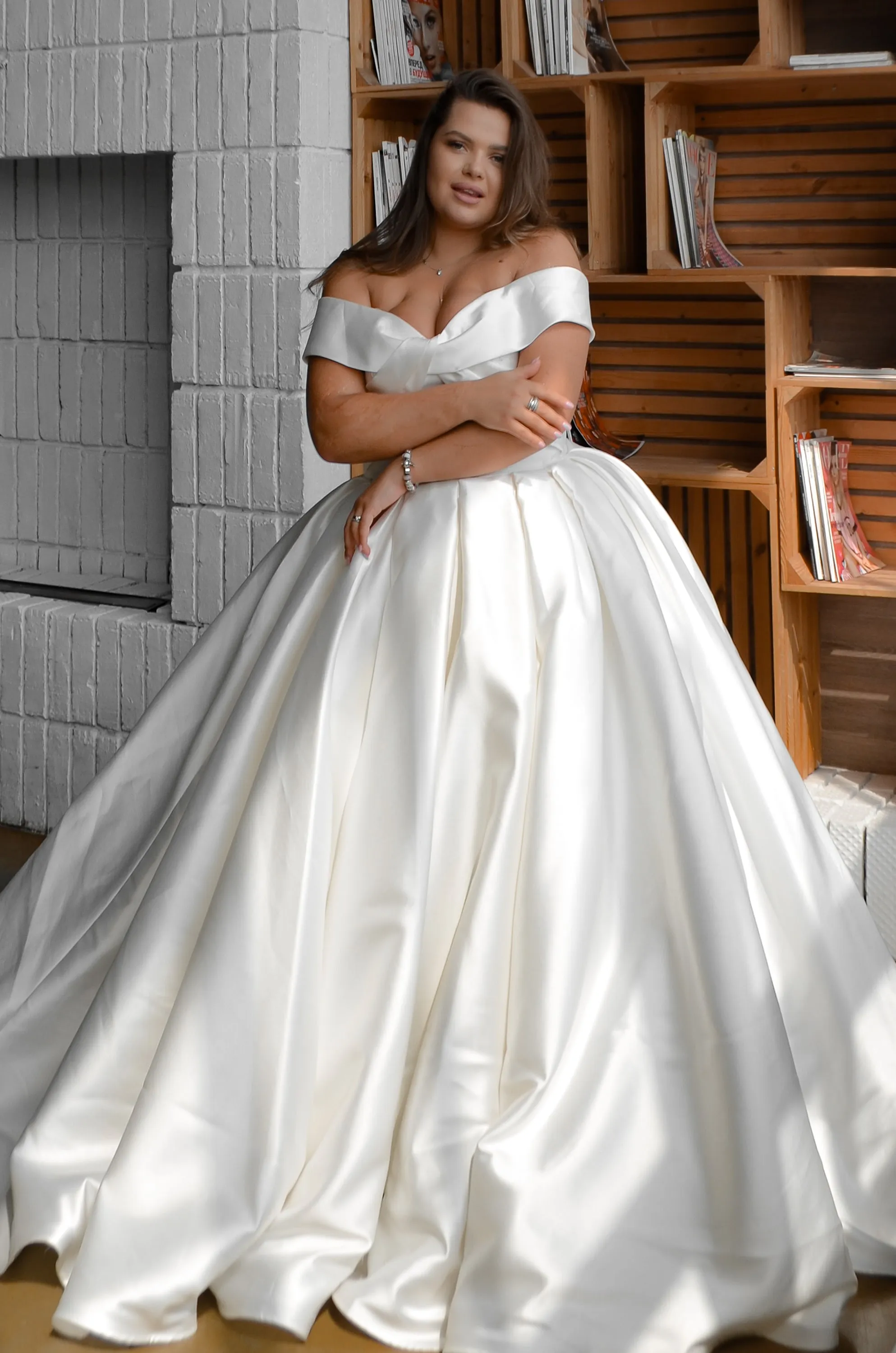 Plus Size Wedding Dress Seiliny