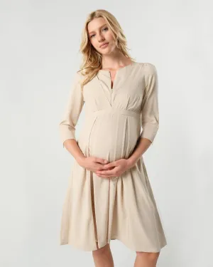 Sarah Empire Maternity & Nursing Dress in TENCEL (Regular & Petite)