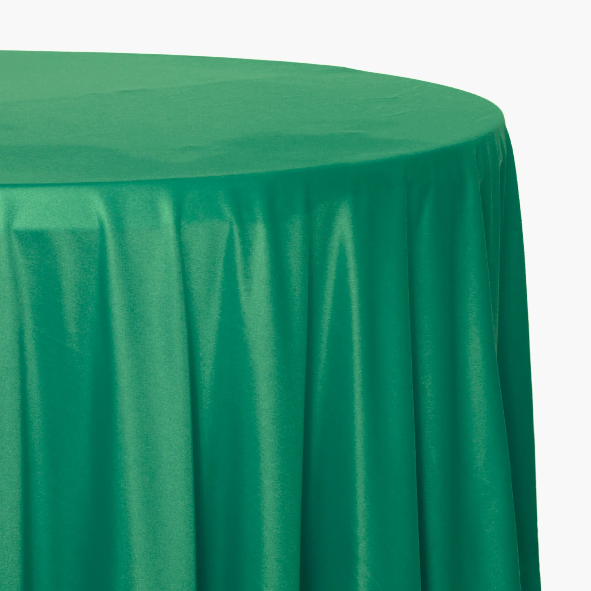 Scuba 120" Round Tablecloth - Emerald Green